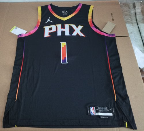 1 booker Suns 2022-23 statement jersey player version